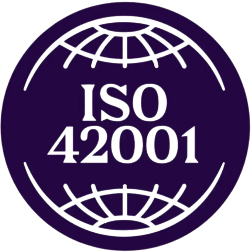 ISO 42001 Vanta badge